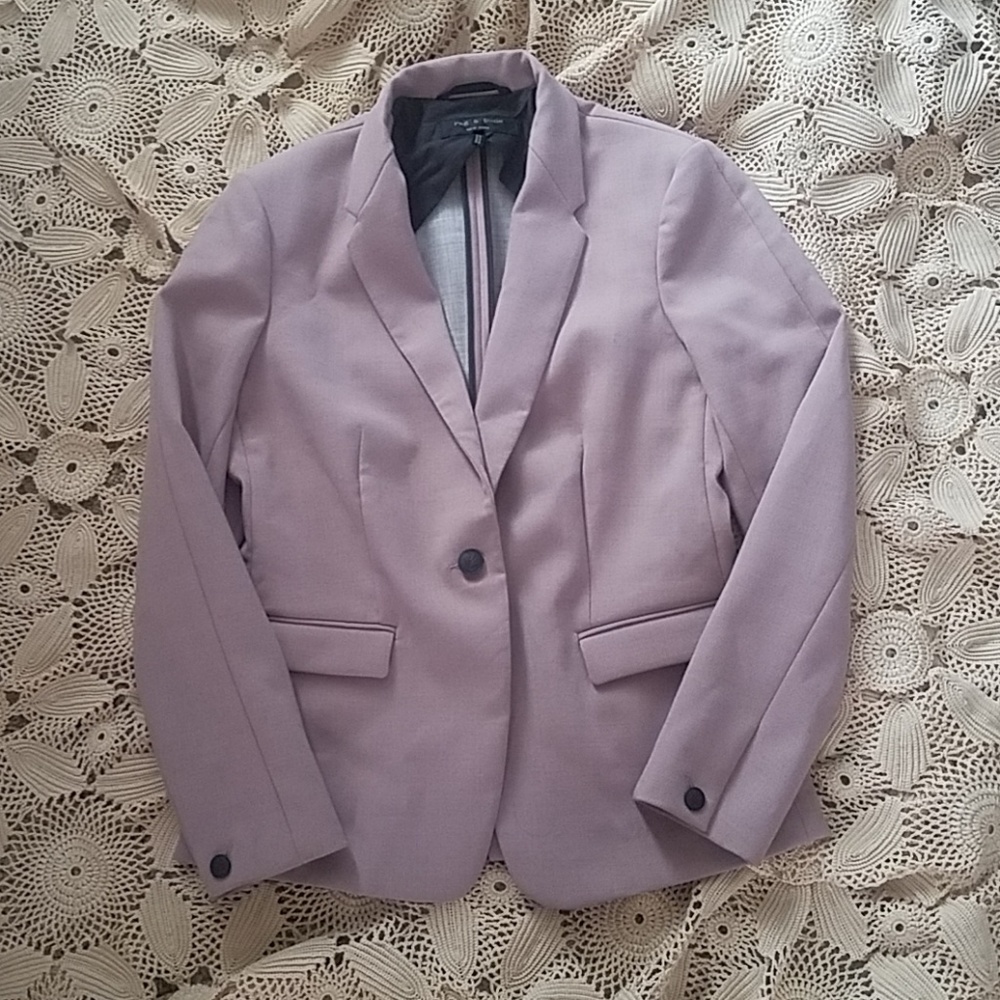 Rag & Bone Blazer in Blush/Muted Pink